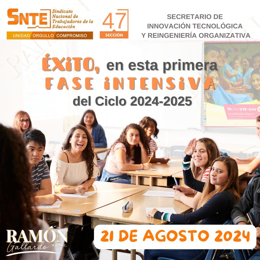 RAMONGL47's tweet photo. #InnovaciónTecnológica
#TodosSomosUno
#CicloEscolar2425 https://t.co/weMIMo4MZr