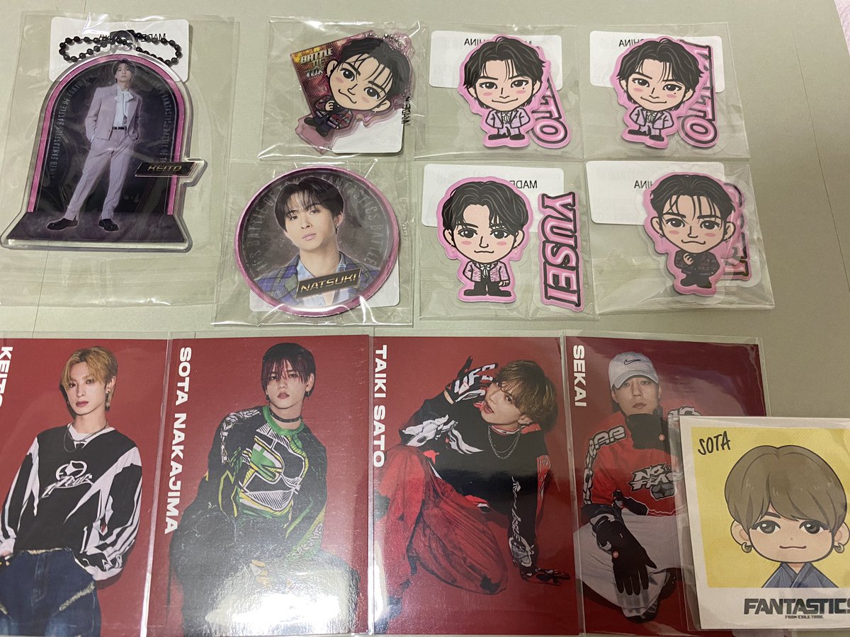 MSuta8182's tweet photo. BOT FANTASTICS ファンタ ガチャ 交換

【譲】画像のもの

【求】瀬口黎弥 ガチャ

家族代理です。
手渡しのみ
BOT9/1(終演後)、リリイベ 9/2(2部まで)

お心当たりありましたらお気軽にリプライ、dm宜しくお願い致します！ https://t.co/txEbTxkQYH