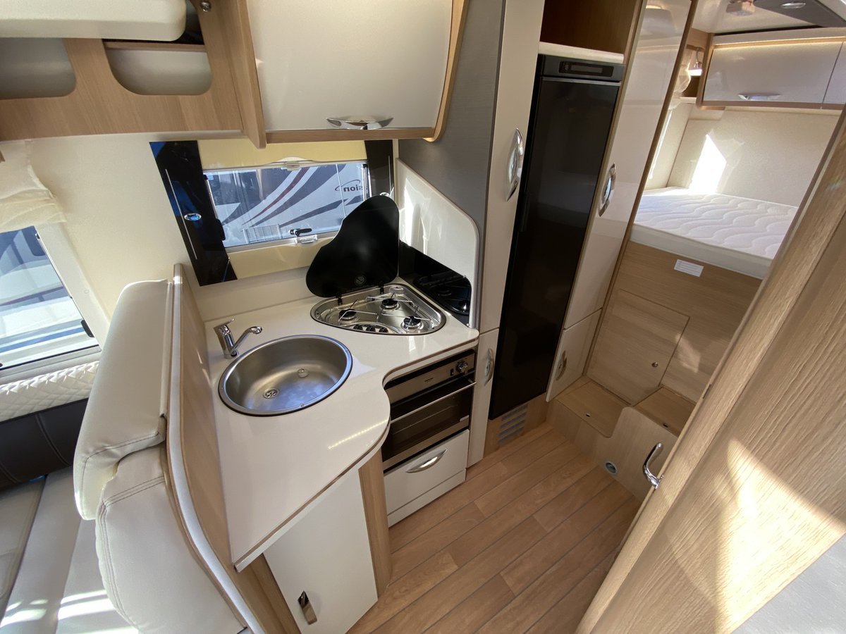 DestinationMoHo's tweet photo. The #McLouis Fusion 360... the all-rounder. 6.99m in length, travels 4/5, sleeps 4 (drop down double/rear double transverse), open kitchen, tonnes of storage, a huge garage... and £6,000 OFF!
The ideal family tourer!
---
For more information please visit: https://t.co/fiy0I9vEx8 https://t.co/aYQ82Qn0Io