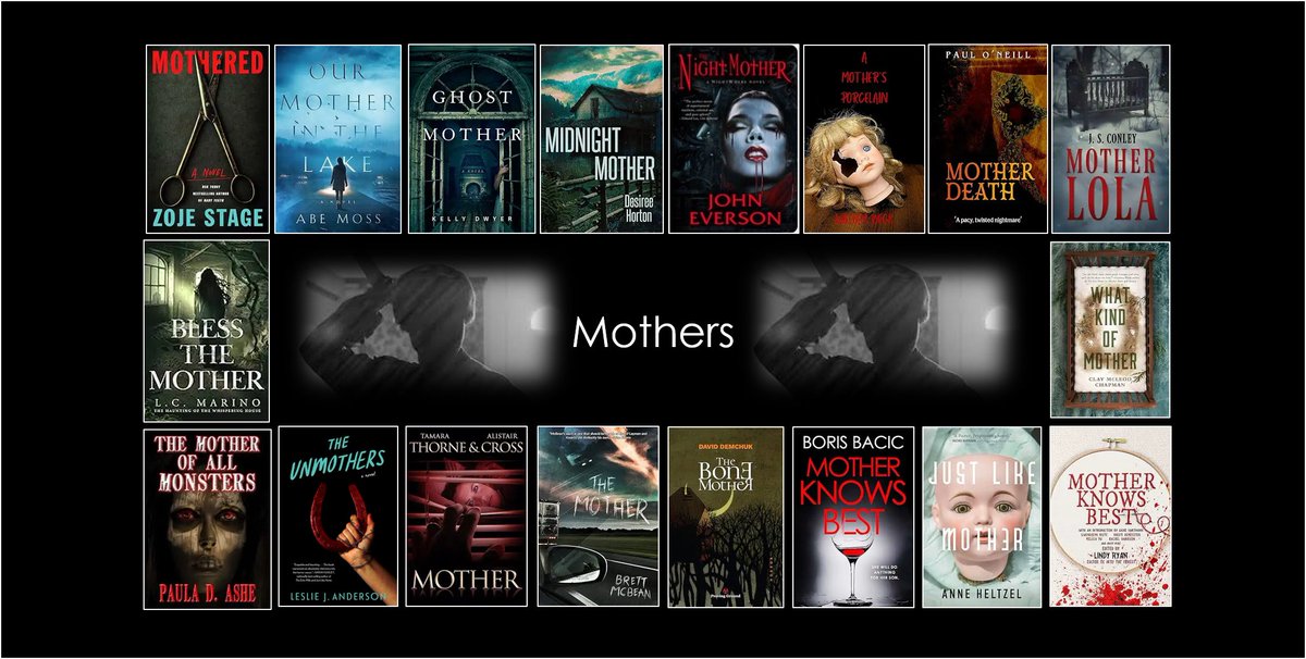 From the moment Norman Bates told us all that Mother "isn't quite herself today," mothers have had a special place in horror. 

Mothered - Zoje Stage <a href="/zooshka/">Zoje Stage</a> 
Our Mother in the Lake - Abe Moss
Ghost Mother - Kelly Dwyer <a href="/KellyDwyerAuthr/">Kelly Dwyer</a>
Midnight Mother - Desiree Horton
Night