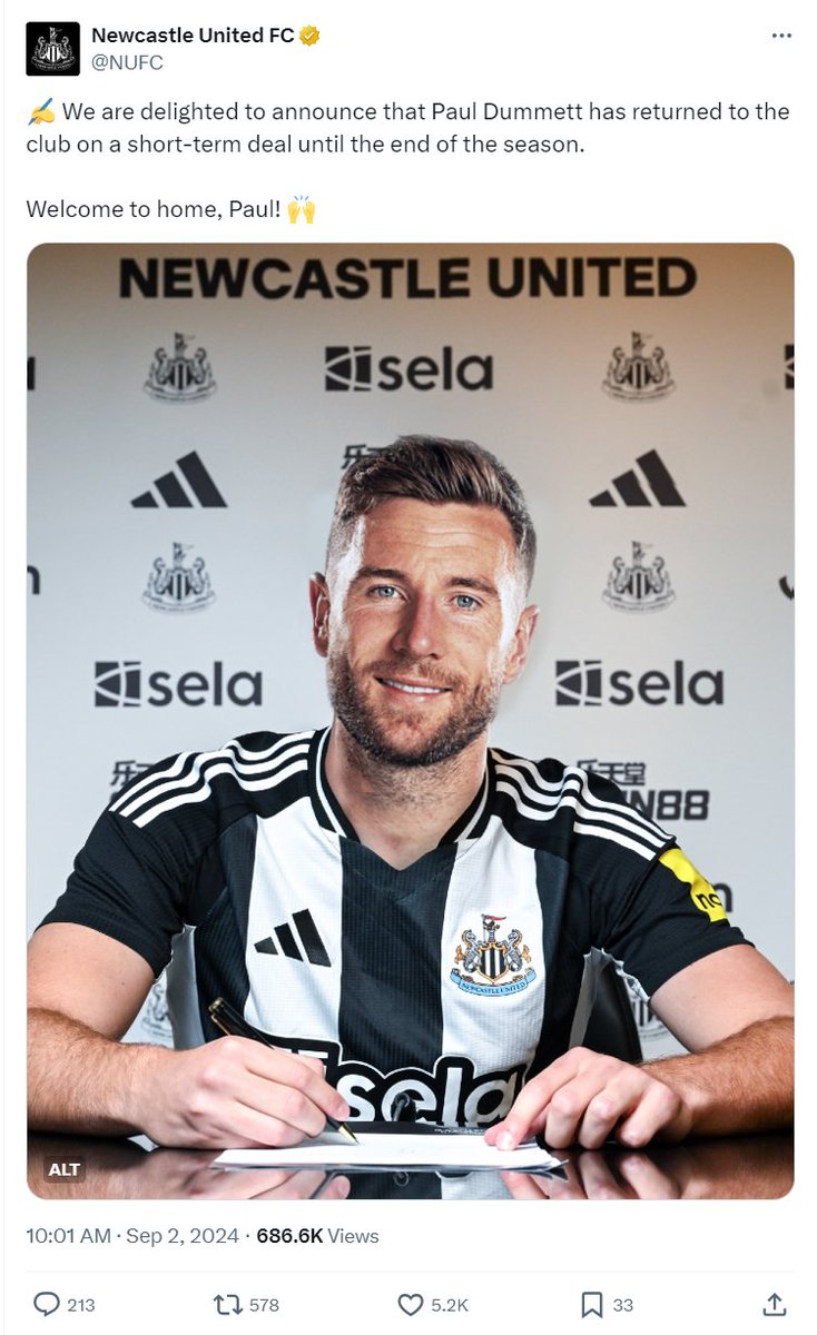 The rest of Newcastle's transfer window.