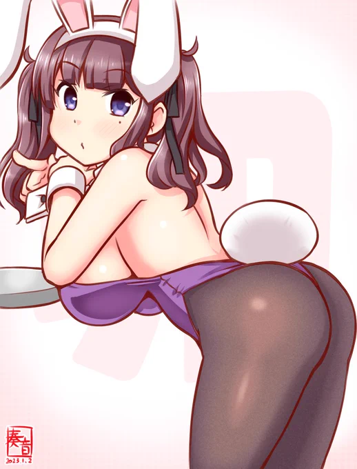 小樽潮風高校バニー部(再掲)#小春六花 #夏色花梨  #花隈千冬 #バニーの日 