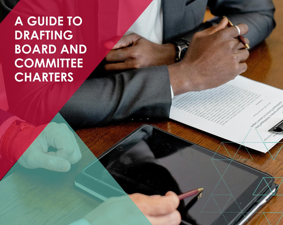resolvesa's tweet image. Effective corporate governance hinges on well-drafted board and committee charters. ​They define roles, responsibilities, and expectations, ensuring clarity &amp;amp; transparency for directors and committee members. ​Learn more in our article lnkd.in/gfU749Yc #CommitteeCharters