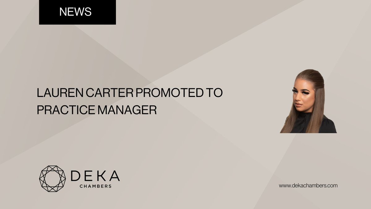 We are delighted to announce that Lauren Carter has been promoted to Practice Manager to both Chambers’ Criminal and Police Law teams. 
Congratulations Lauren on her well-deserved promotion.

#crime #financialcrime #promotion