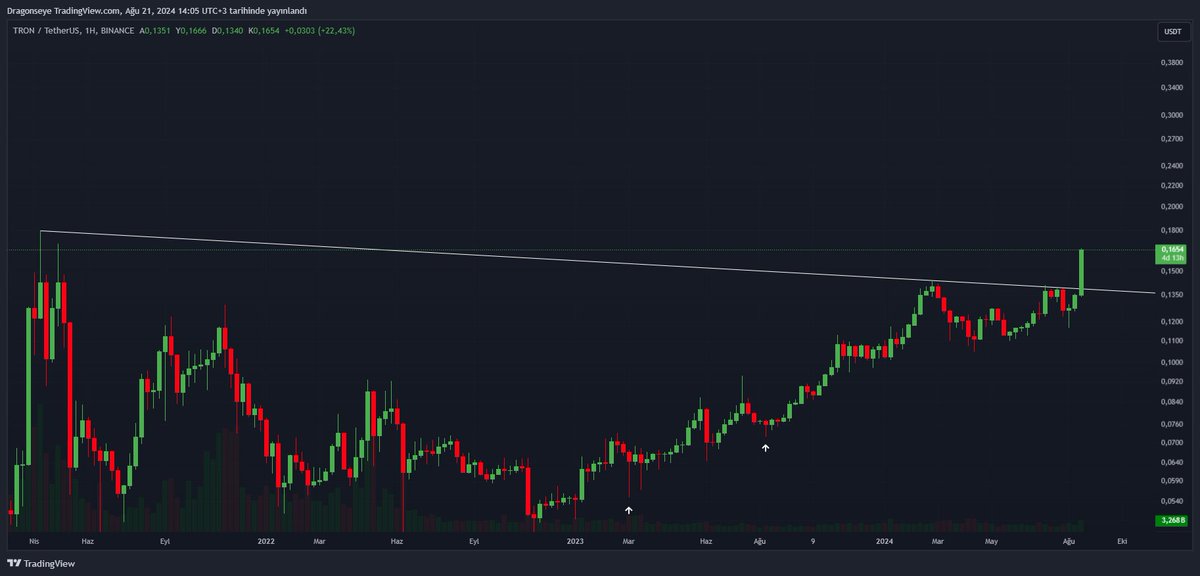 #TRX #TRON  Sabrın önemi.. Değil mi abi? <a href="/TraderOzo/">özgür trader 🦅</a>