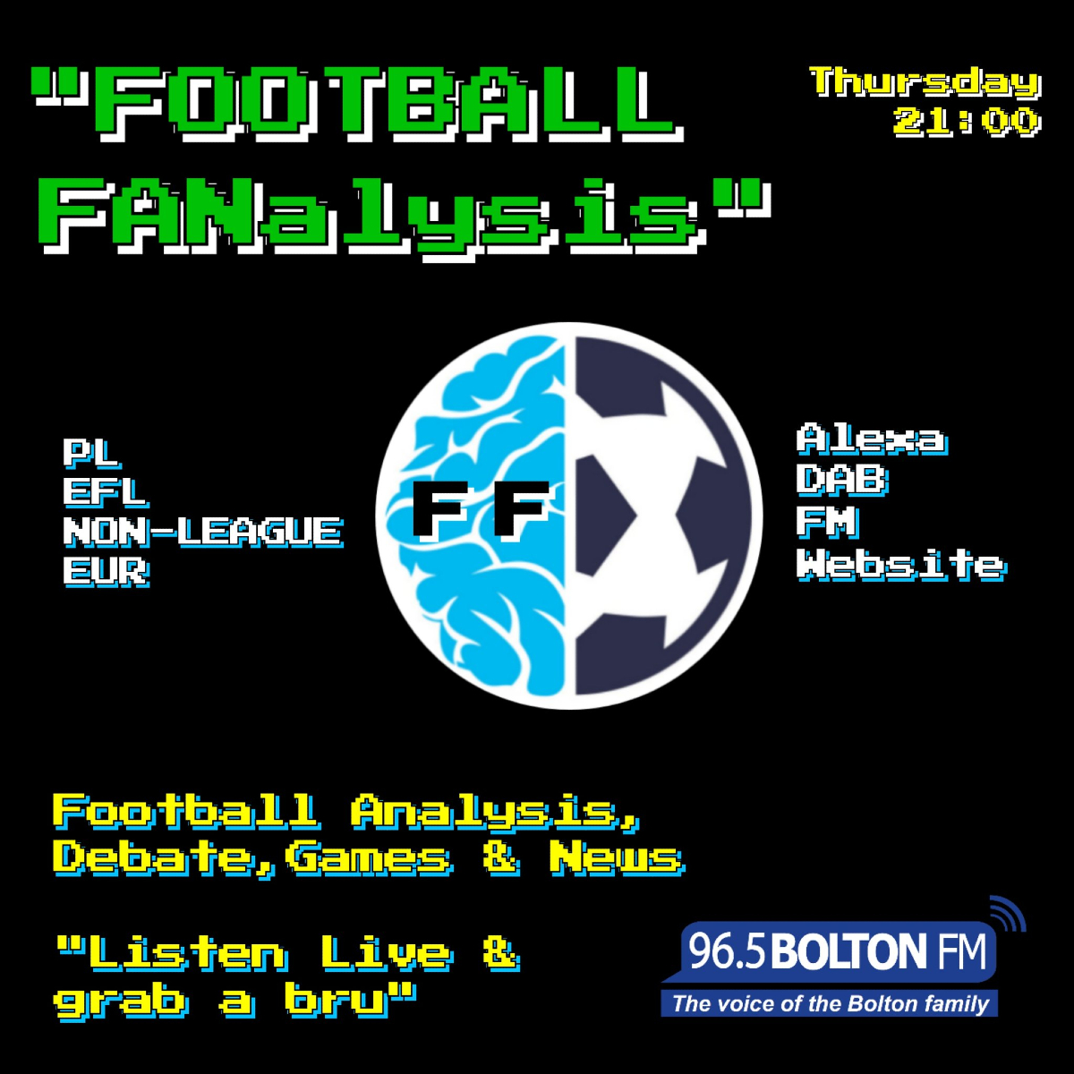 Harlan Dane Fallon ๐ป๐บ (@harlanbroadcast) on Twitter photo Live tomorrow at 9-10pm on <a href="/BoltonFM/">Bolton FM</a> - <a href="/MWK_FANALYSIS/">Midweek FANalysisโข</a>. Myself alongside <a href="/Danrowe94/">Danny Rowe</a> & <a href="/BobbyMcLellanSJ/">Bobby McLellan</a>. Our weekly #bwfc chat, Predictions Fantasy EFL & <a href="/premierleague/">Premier League</a> analysis & chat, every week!
boltonfm.com
Alexa... โถ๏ธ
96.5FM ๐ฃ
#Football #BWFC #Sport #Radio #PL Live tomorrow at 9-10pm on <a href="/BoltonFM/">Bolton FM</a> - <a href="/MWK_FANALYSIS/">Midweek FANalysisโข</a>. Myself alongside <a href="/Danrowe94/">Danny Rowe</a> & <a href="/BobbyMcLellanSJ/">Bobby McLellan</a>. Our weekly #bwfc chat, Predictions Fantasy EFL & <a href="/premierleague/">Premier League</a> analysis & chat, every week!
boltonfm.com
Alexa... โถ๏ธ
96.5FM ๐ฃ
#Football #BWFC #Sport #Radio #PL