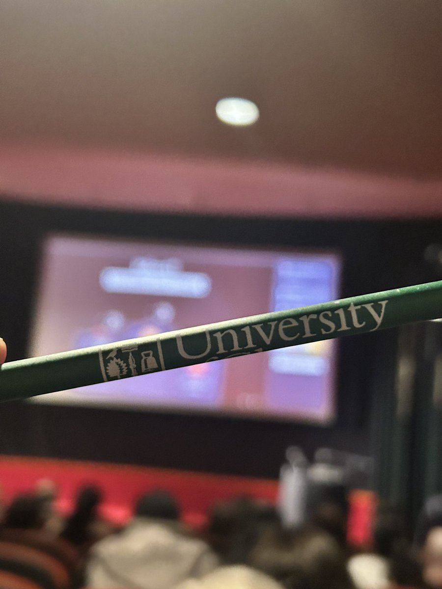 Proud supervisor, supporting @craig_houston10 at the #UofGVYT event at <a href="/glasgowfilm/">GFT</a>.

Great entries and brilliant to see the “selection box of research” taking place at <a href="/UofGlasgow/">University of Glasgow</a> 

I also won a UofG pencil, mostly due to my knowledge of movies filmed in Glasgow 😅 ✏️