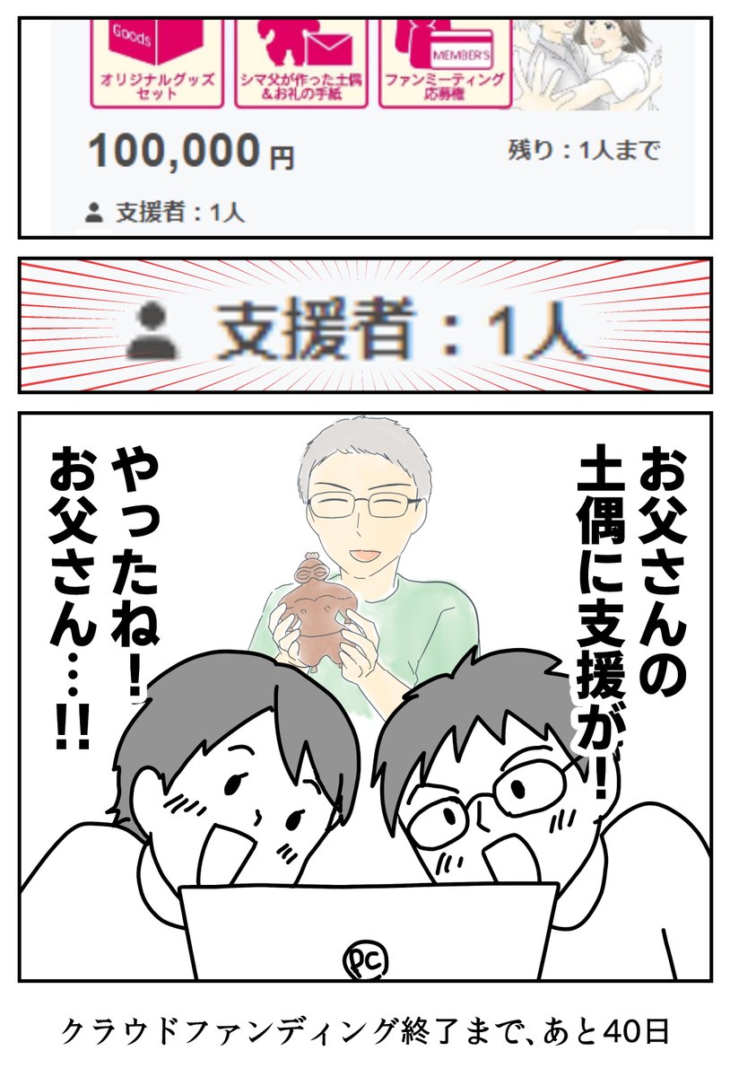 「今年の大みそかに付き合う二人」
全話書籍化クラウドファンディング開催中の
作者の心境をマンガにしました。
https://t.co/g1hQz6jygq
あと、40日…
#クラウドファンディング #エッセイ漫画