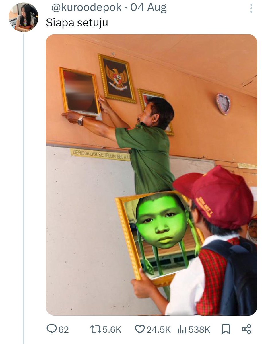 kuroodepok's tweet image. Kataku jg apa ia