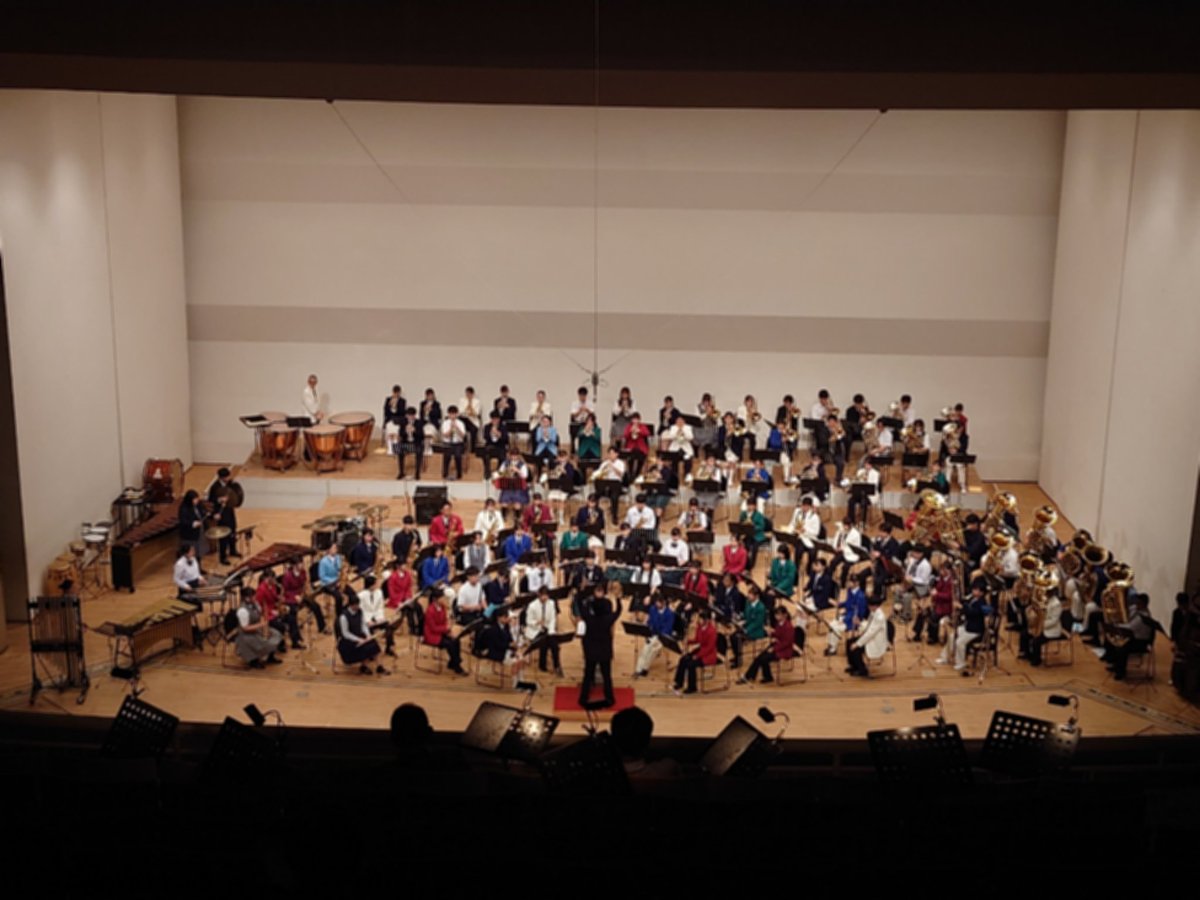 Nanshobb's tweet photo. 【高文連音楽発表大会】
本日、帯広市民文化ホールで高文連音楽発表大会が行われました🙂同世代の音楽を鑑賞することは大変勉強になりました。また次の目標に向けて頑張っていきたいと思います！３年生全員の合同演奏も迫力がありましたね🎺
当番校の広尾高校の皆さん、運営お疲れさまでした！ https://t.co/YaPcDeo3e2