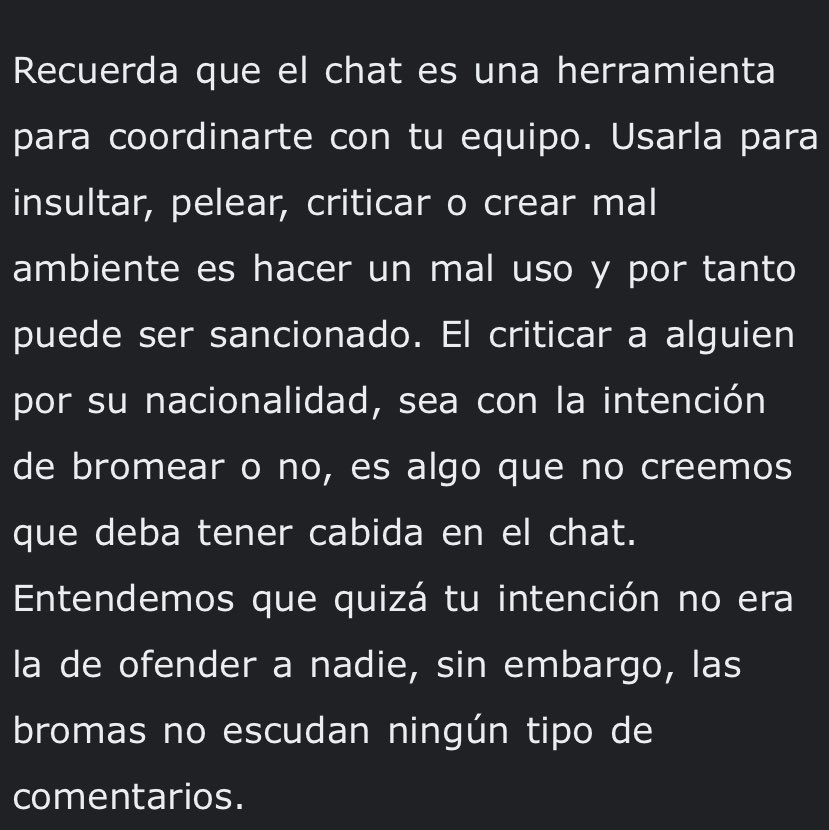Baneado por  decir ‘’jaja fking french’’

Lo siento, siento cumplir mi deber como todo español que juegue contra un francés.