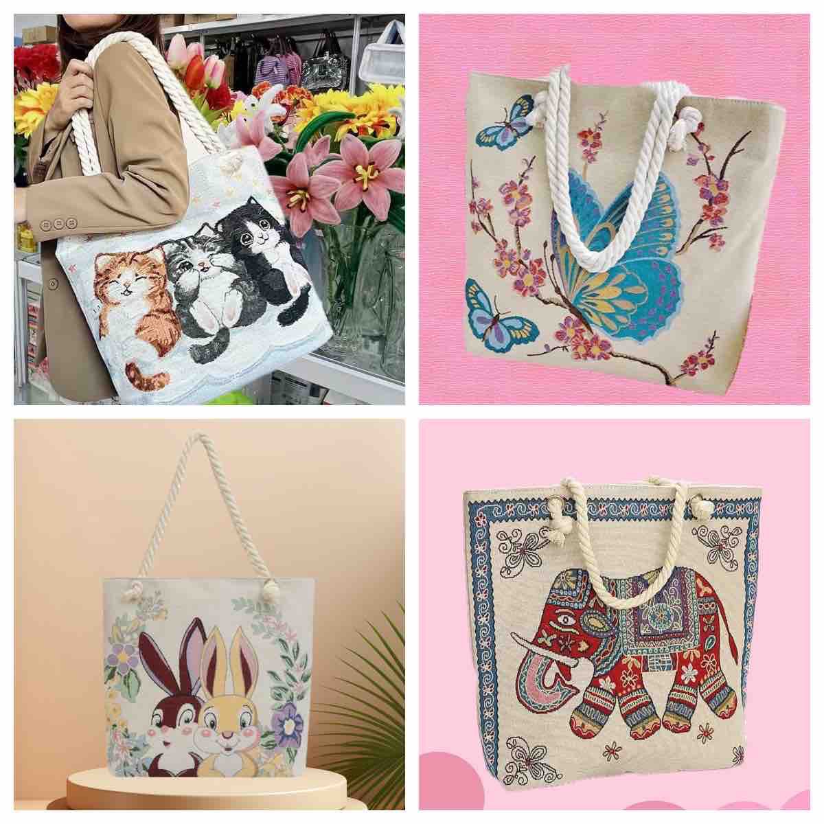 My_Bloom_Chic's tweet image. Canvas embroidery shoulder bag

7000 naira