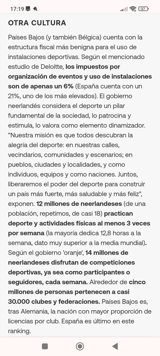 JaviAlvarezRuiz's tweet photo. Uno de los factores de éxito de Países Bajos en los últimos JJOO...
🟠12 millones de neerlandeses
⛹🏽‍♂️🏊🏽‍♂️🏋🏽‍♂️AF al menos 3 veces/semana

🏅Cultura Deportiva🏅
@Eurosport_ES 
https://t.co/hYtinFbvF8 https://t.co/Mmp07m4nd3