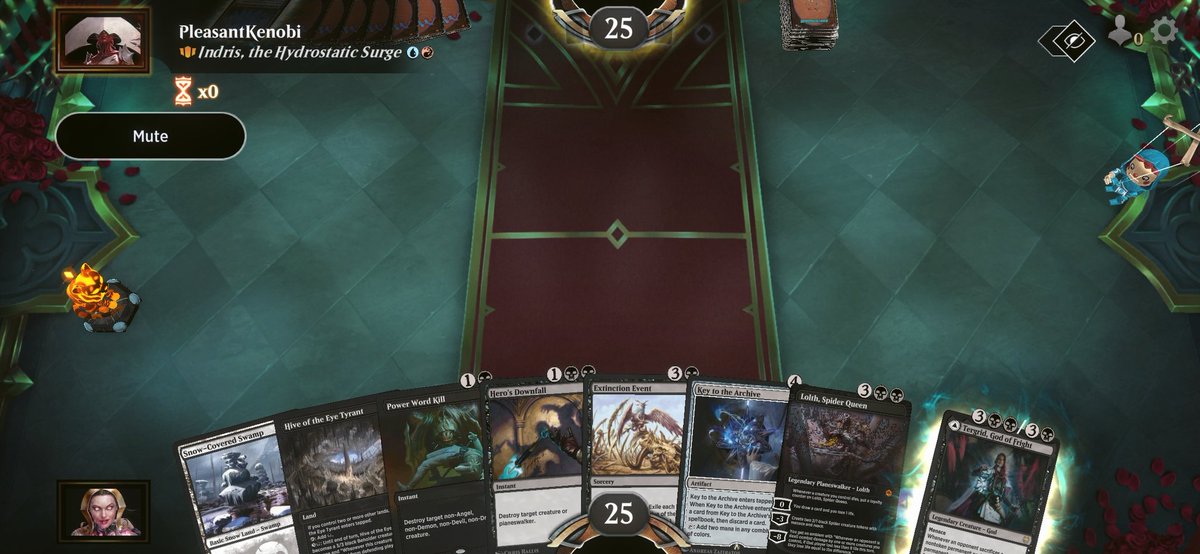 desthok's tweet photo. @PleasantKenobi was this actually you or just some twat that stole your name? If it was, glad I got to play against one of my favorite content creators! Sorry for the toxic deck. All three dailies were black/kill challenges... https://t.co/UAwsW0pbFG