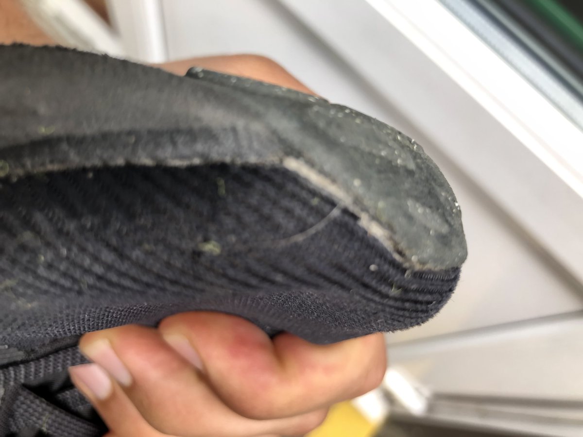 agiantstale's tweet photo. @Nike @nikelondon I purchased these shoes 12th March 24’ and they are already falling apart! I keep sending your trainers back as they are NOT fit for purpose…please help me replace them otherwise I’ll look at other manufacturers https://t.co/4kUkdRDNxk