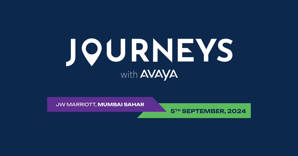 'Journeys with Avaya' is about to embark across India, with Mumbai as our first port of call. Marking the beginning of something truly transformational, this Five-city expedition will explore new frontiers in the world of Dx