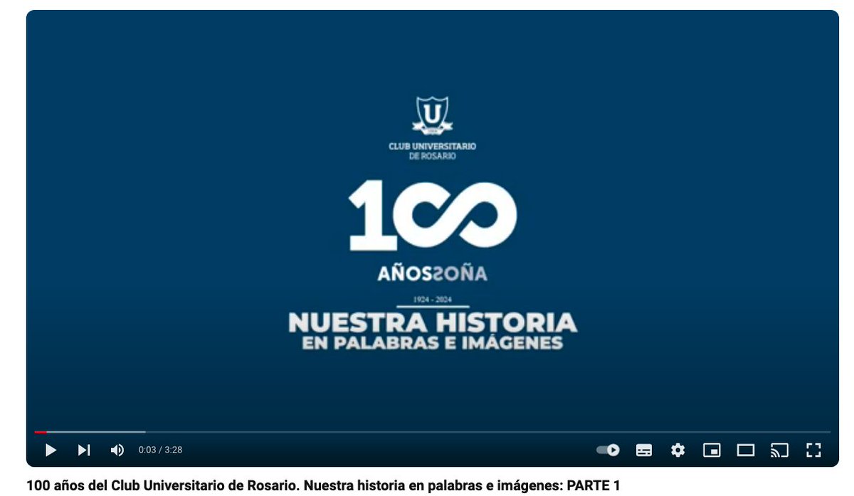 Este año, cumplimos 100 años. Para celebrar este hito, hemos preparado algo especial: una serie de videos que, cada domingo, nos llevará de vuelta al pasado.
Primera parte
a través de @brevo - sh1.sendinblue.com/act33vb98lpfe.… a través de @brevo
