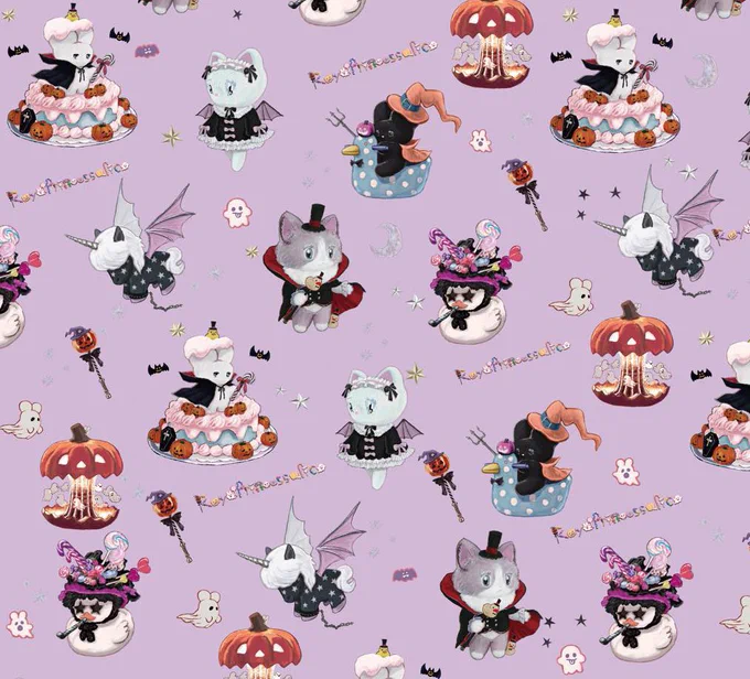 RoyalPrincessAlise様とのコラボで、ハロウィンをテーマにイラストを描かせていただきました!8/24日22時よりロイプリ様officialにてご予約開始です 