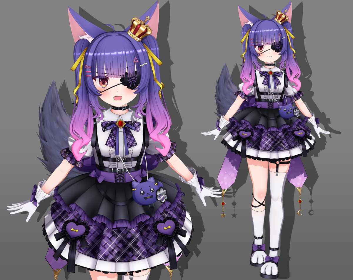 Live所属ルルン•ルルリカ🍖🐾(@Rururica_VTuber)ちゃんの新衣装3Dを