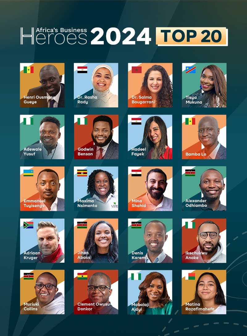 africa_heroes's tweet image. The 2024 ABH Top 20 are here! 

Chosen by a global panel of judges, these heroes stand out for their innovation, impact, and potential to scale. Hailing from 11 countries and spanning 8 industries, they reflect ABH’s commitment to identifying Africa’s most promising