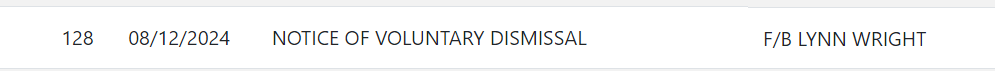Update in the W&amp;K ownership case (look away, Craig Wright fans) 🫣

Last week, Lynn voluntarily dismissed the case, meaning that Craig Wright's story that she owned 1/3 of W&amp;K is now deader than disco.

So to all of you screeching about who owns W&amp;K...the answer is Ira Kleiman.