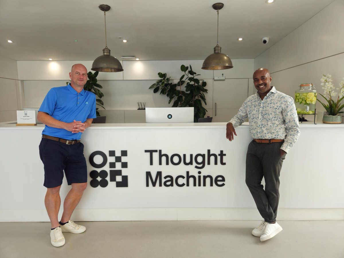 Formpipe's tweet image. Our Head of Banking, Ben Saxton, had a great time meeting with Randy McFarlane at Thought Machine&apos;s headquarters. 

We’re excited about the opportunities ahead as we continue to collaborate and transform the future of banking together.

#Formpipe #ThoughtMachine #CoreBanking