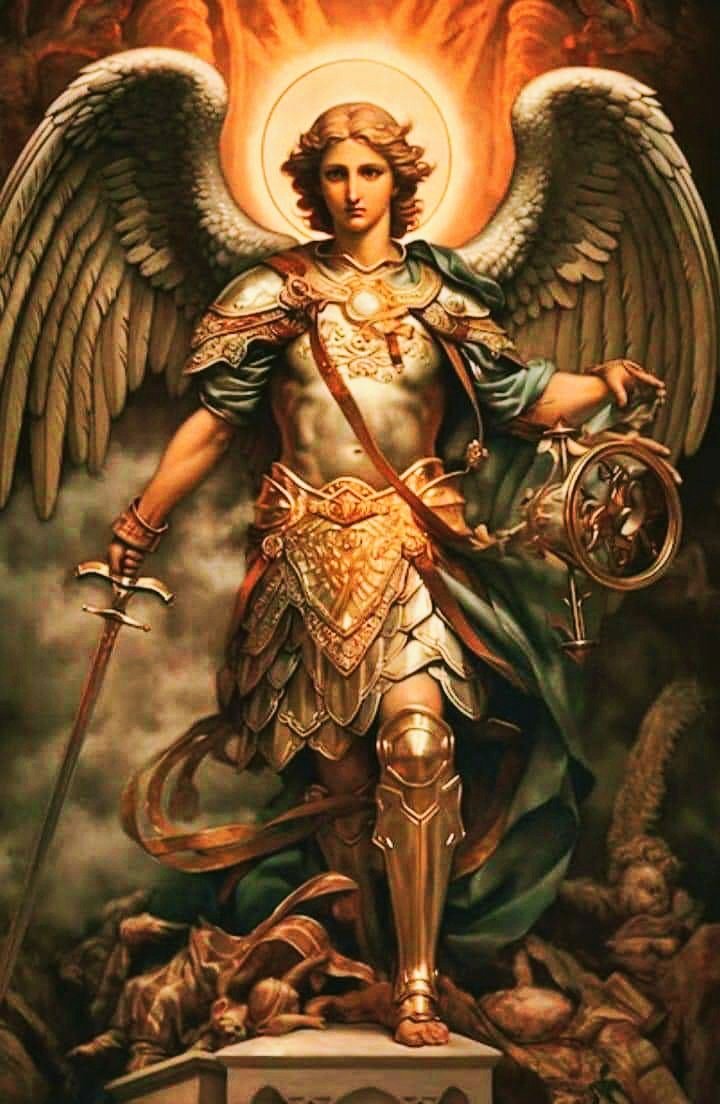 PPedroJose's tweet photo. San Miguel Arcángel 

Con tu luz ilumíname 

Con tus alas protégeme 

Y con tu espada defiéndeme https://t.co/fClLGgptOs
