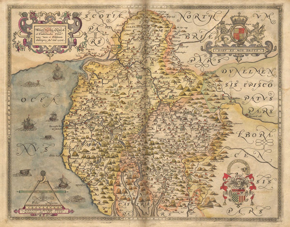 To celebrate the launch (out now!) of <a href="/BillShannon19/">Bill Shannon</a>'s 'Cumbria – 1,000 years of maps', he picks six of his favourite maps over on Hefted. hefted.substack.com/p/six-iconic-m… Buy the book at inspiredbylakeland.co.uk/products/cumbr…