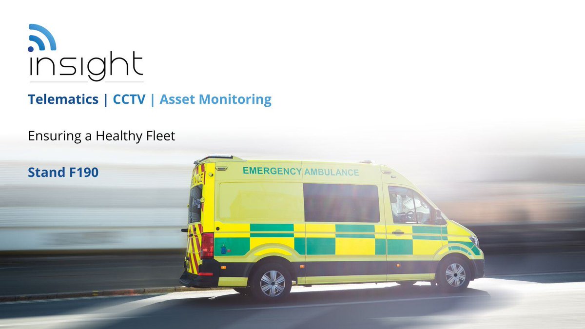 Ensuring a healthy fleet is essential for delivering reliable emergency services. The comprehensive range of Insight products combine advanced #Telematics #AssetMonitoring, and #CCTV to keep vehicles in top condition and ready to respond. 

Visit Ortus Insight on Stand F190 #ESS