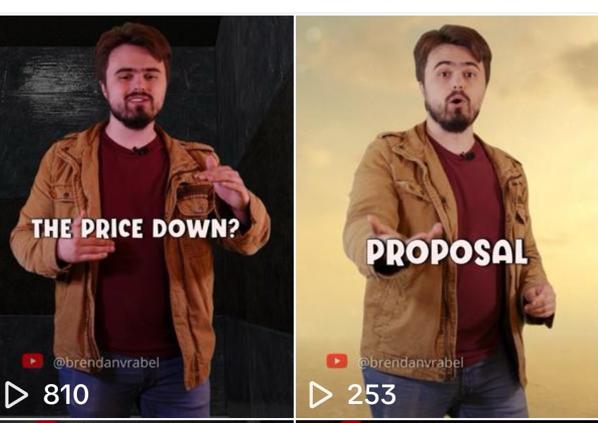 BrendanVrabel's tweet image. Good morning!

Great day on YouTube SHORTS! 

I wonder why they don’t do as well on TikTok? Different strategy? 

#shortform #youtubeshorts