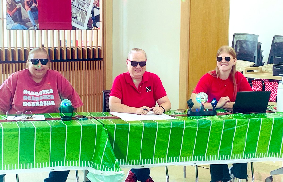 Kathy Farrell (@kathyfarrellunl) on Twitter photo Enjoying a fun <a href="/NebraskaBiz/">Nebraska Business</a> staff tailgate lunch with music bingo - disco balls and DJs! Enjoying a fun <a href="/NebraskaBiz/">Nebraska Business</a> staff tailgate lunch with music bingo - disco balls and DJs!