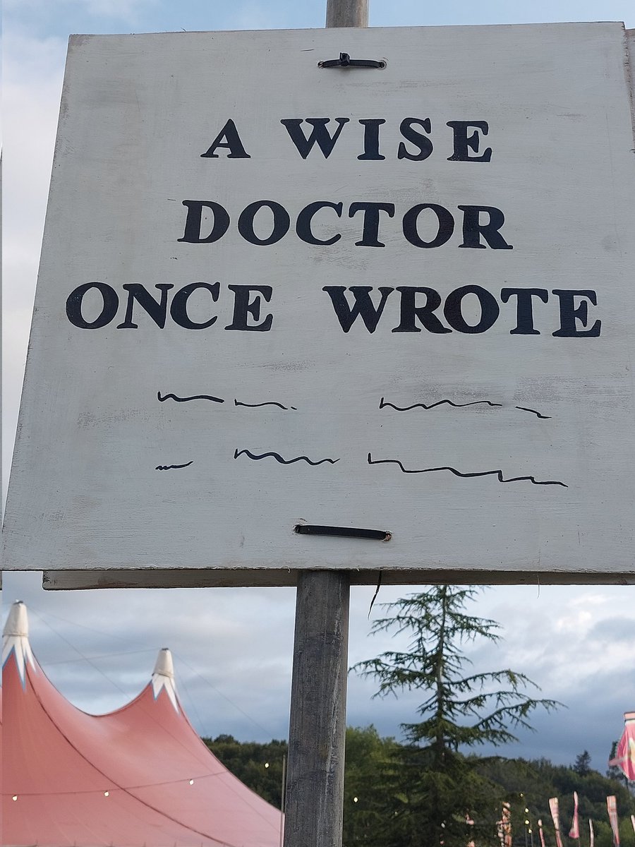 Adrian Bryan (@shadyady42) on Twitter photo Loved this sign I saw <a href="/BDsfestival/">Beautiful Days</a>
It made me chuckle as I have to (try and) read Doctor's writing whenever I'm working in A&E ๐ค๐ณ Loved this sign I saw <a href="/BDsfestival/">Beautiful Days</a>
It made me chuckle as I have to (try and) read Doctor's writing whenever I'm working in A&E ๐ค๐ณ