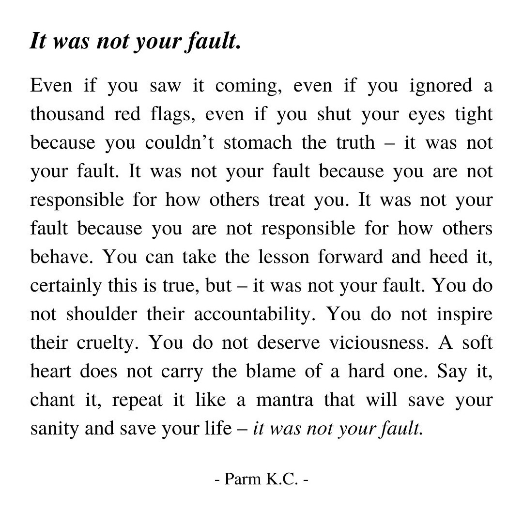 Liminal1988's tweet photo. It was not your fault. https://t.co/aA7lG7AqG5