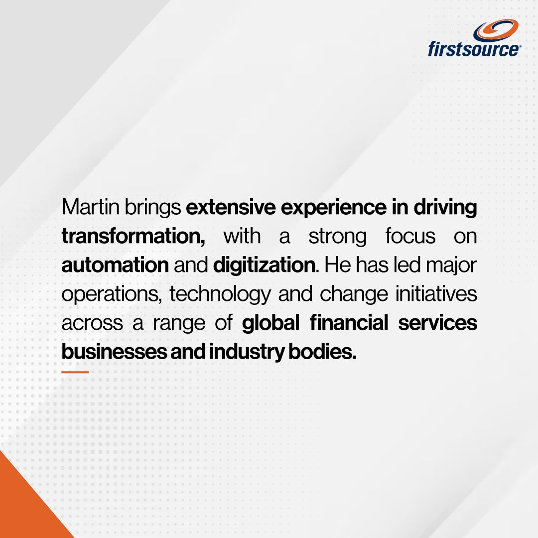 firstsource's tweet image. Welcome to #LifeAtFirstsource, Martin Pearson!

#Firstsourcer #FirstForce #Leadership
