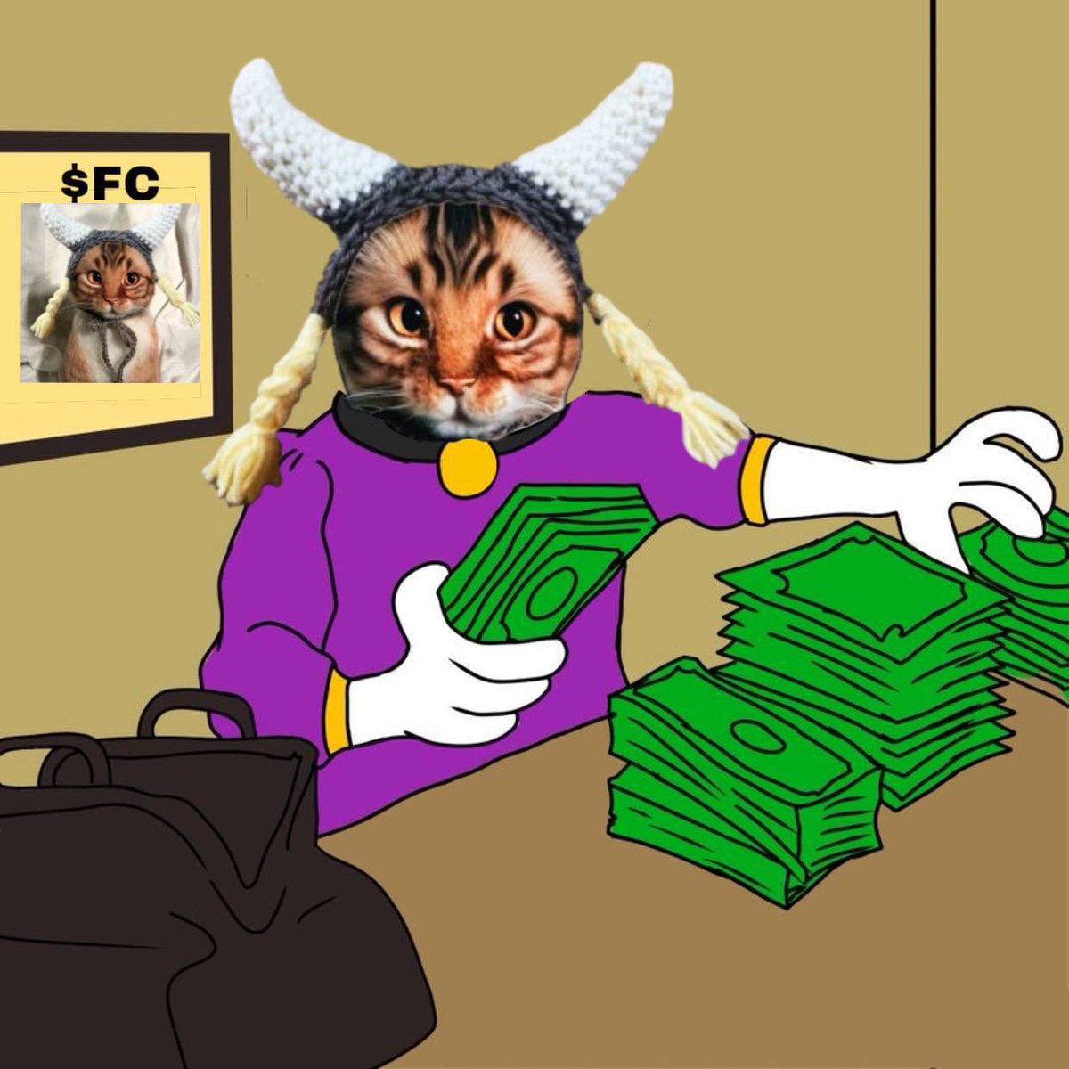 FlokiWarrior's tweet photo. @cryptogems555 I only fill my bags with Floki Cat 🐱 

$FC 

CA-   DAt9V3J3Cv959NRVmoENNfrqhTB68g2B6ovU6r9tajrG https://t.co/yryt4mPHVO