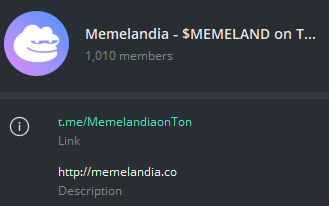 The platform is getting the recognition it deserves as our telegram reached 1000 members yesterday on the day of launch! 

t.me/MemelandiaonTon