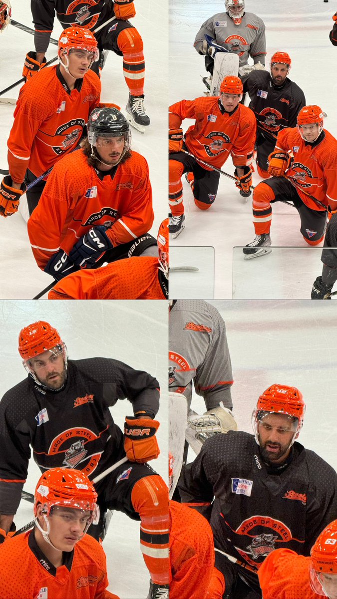 steelershockey's tweet photo. Some new faces in the mix 🍊🏒 https://t.co/0EdPp9M4Qf
