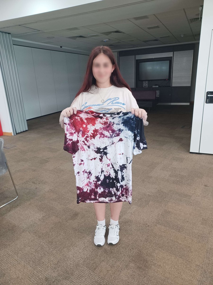 Your new designer apparel looks amazing—there's nothing like wearing something you've created yourself!

 #HAF #GettingCreative #SummerHolidays #tiedye