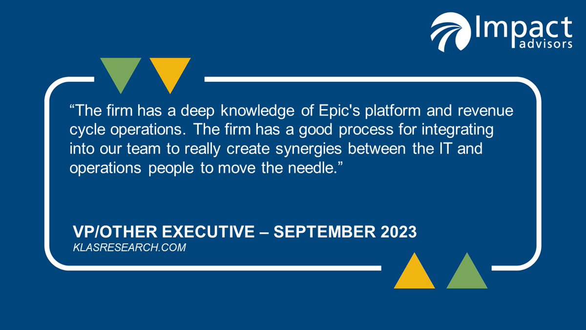 Impact Advisors tweet media