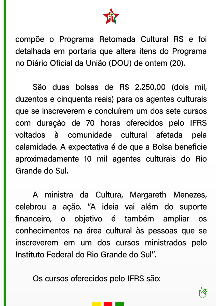 PT do Rio Grande do Sul tweet media