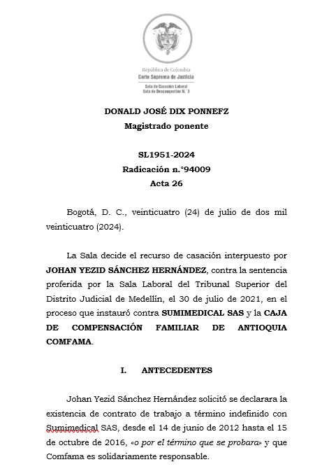 articulo20's tweet photo. SENTENCIA RECOMENDADA 🗣 

#Laboral

@CorteSupremaJ expone cuatro indicios de la subordinación en los profesionales liberales

SENT: SL1951-2024 | RAD: 94009 https://t.co/FBo8BAc7hb