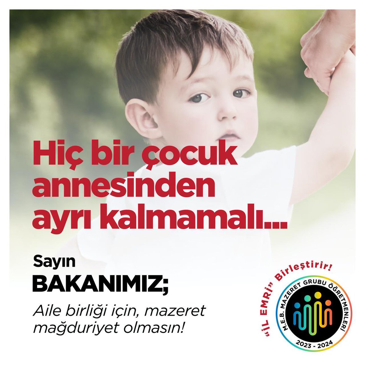 Degirmenci22622's tweet photo. Aile birlik ve bütünlüğümüz için il emri müjdesi bekliyoruz Sayın Bakanım . 
Evlatlarımızı geride gözüyasli bırakmak çok zor geliyor.

@RtErdogan
@EmineErdogan
@Yusuf__Tekin
@_cevdetyilmaz
@tcmeb
@tcbestepe

#AileyeSartsizMujde https://t.co/3nxyqhqKO7