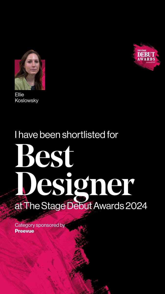 Richard Koslowsky ๐บ๐ฆ (@richkoslowsky) on Twitter photo My fabulous sister <a href="/ellie_kosx/">Ellie Koslowsky</a> has been shortlisted for Best Designer at The Stage Debut Awards 2024 for her set design on the immersive theatre piece โVegetablesโ. Very proud of ya Ellie! ๐๐ #setdesigner #thestage #DebutAwards My fabulous sister <a href="/ellie_kosx/">Ellie Koslowsky</a> has been shortlisted for Best Designer at The Stage Debut Awards 2024 for her set design on the immersive theatre piece โVegetablesโ. Very proud of ya Ellie! ๐๐ #setdesigner #thestage #DebutAwards