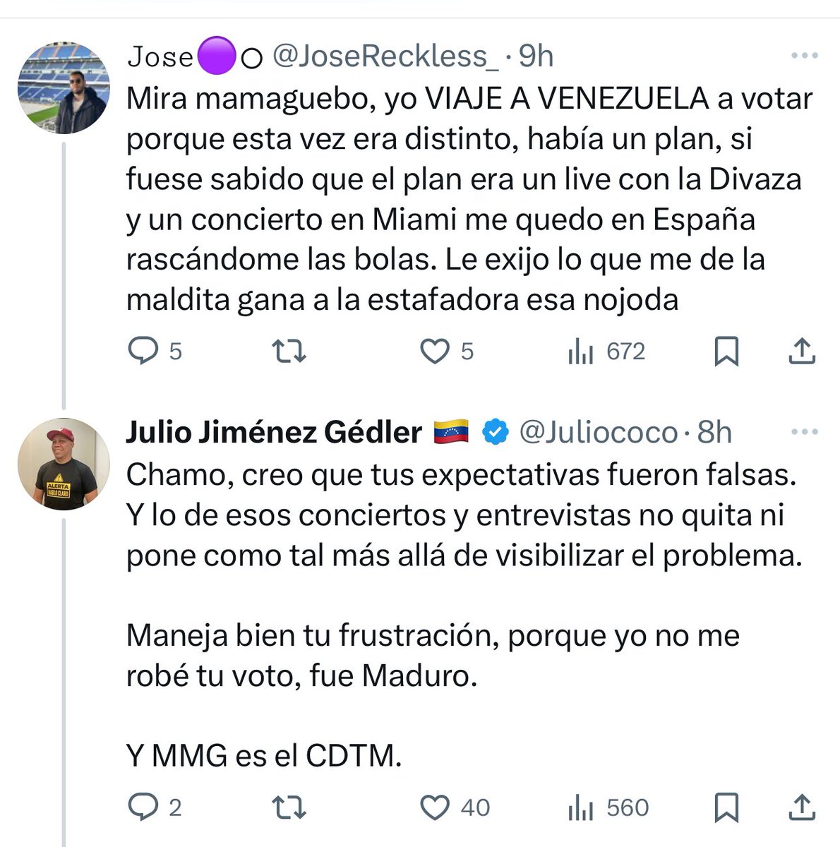 ¡SE PRENDIÓ ESE PEO! Luego del Live de La Divaza y el Free Cover en Miami, los escuálidos estallan en las redes al ver que todo ha sido otro pote de humo. Hasta estafadora llaman a MCM y a Julio Coco MMG 😂😂😂😂
