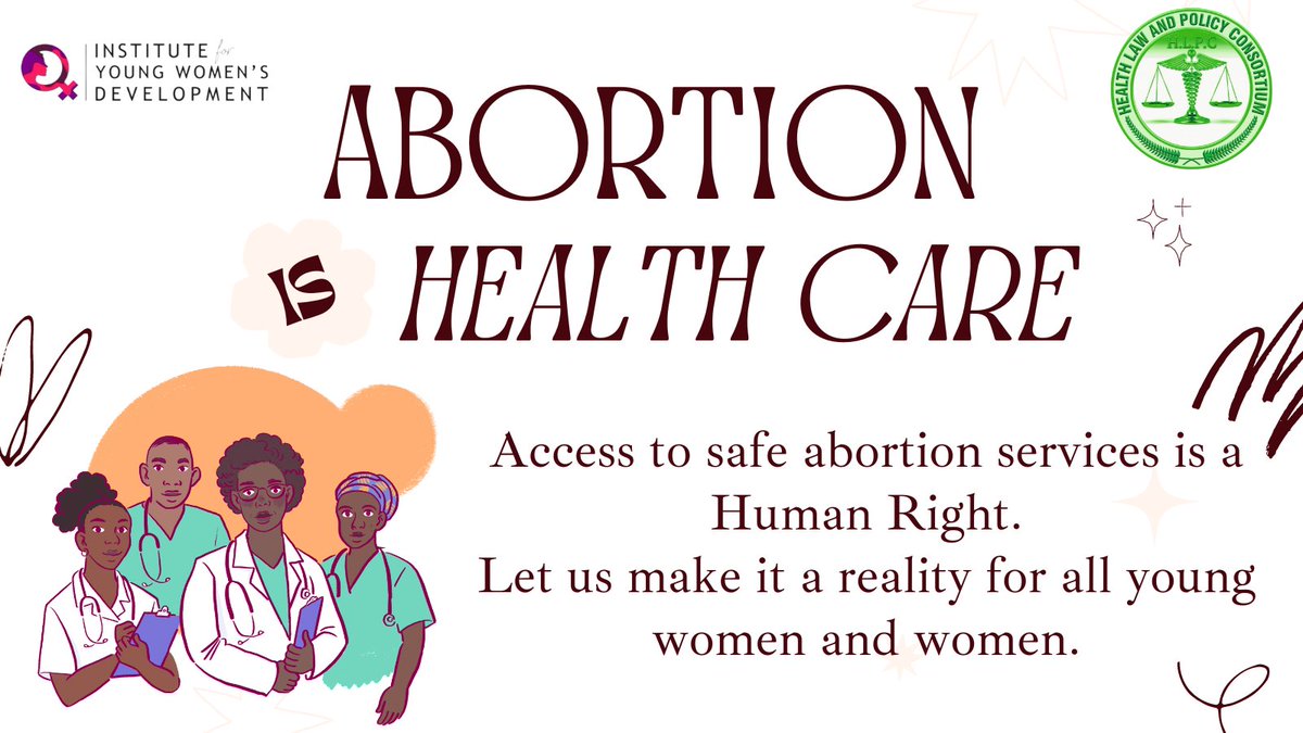 YoungWomenInst's tweet image. #ReproductiveJustice
#AbortionIsHealthcare 
@glanyline @SAAFfund @Tc3586175T @healthtimeszim @AllianceofCBOs @AfriWomenLead