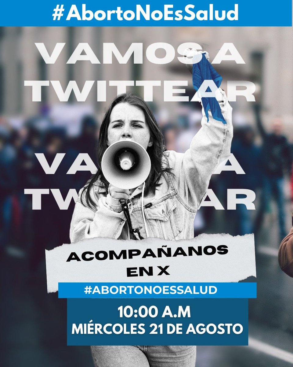 UnidosxlaVidaCo's tweet photo. ¿No puedes unirte presencialmente a los plantones de hoy? Acompáñanos en X desde las 10:30 am y préstale tu voz a los más pequeñitos #AbortoNoEsSalud https://t.co/RzKmmbYOiv