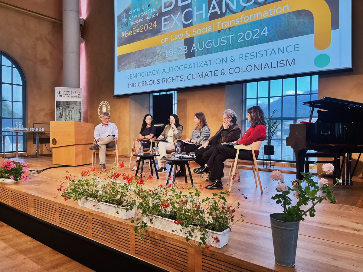 <a href="/Sgloppen/">Svein Magne Gloppen</a> The first panel of the day looks to the future and the #ResearchAgenda on #Courts and #Lawfare – with Leticia Barrera, <a href="/Rgargarella/">roberto gargarella</a>, Priscila Coelho, Natalia Batista,<a href="/TRaasen/">Marianne Tøraasen</a> and Daniel M. Brinks.