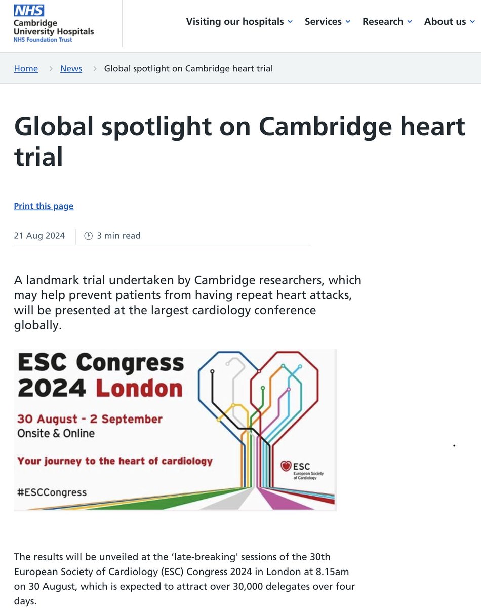 Looking forward to <a href="/escardio/">European Society of Cardiology</a> #ESCCongress. 1 week to go!
