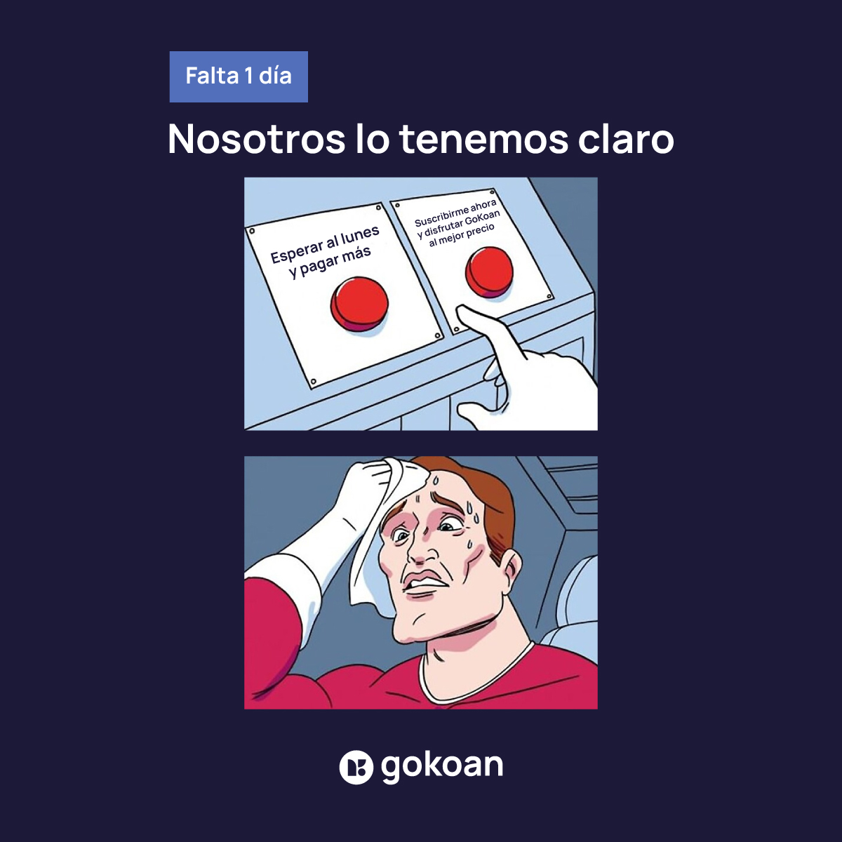 ⏰ LAST CALL! ⏰ Este lunes s𝗮𝗰𝘁𝘂𝗮𝗹𝗶𝘇𝗮𝗺𝗼𝘀 𝗻𝘂𝗲𝘀𝘁𝗿𝗮𝘀 𝘁𝗮𝗿𝗶𝗳𝗮𝘀. Aprovecha antes del domingo a las 23:59 para suscribirte al precio actual. Tic, tac, tic, tac... ⏳

#GoKoan #ÚltimaOportunidad #prepararoposicion #opositor #EstudiaConGoKoan #PreparaTuPlaza