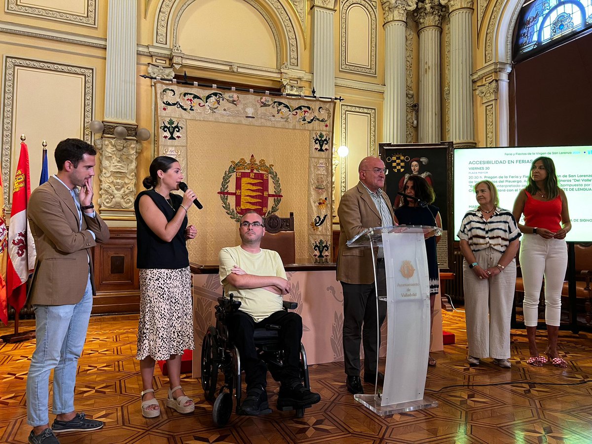 Las fiestas de #Valladolid, más accesibles que nunca 🎉 🎆 🦽 ✨

Hoy presentamos, junto al <a href="/AyuntamientoVLL/">Ayto. de Valladolid</a>, las nuevas medidas que se implementarán este año durante la Feria y Fiestas de la Virgen de San Lorenzo 🙌 

¿Quieres saber cuáles son? bit.ly/4dM4UtC